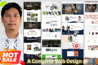 build a stunning wordpress website design, modern and professional