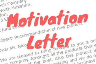 perfectly edit, proofread and revamp your motivation letter