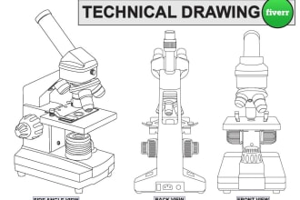do technical drawing, line art, vector line art, line art illustration