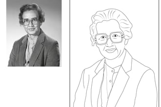 convert your photos into coloring book page