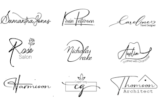 design a creative, unique and custom signature logo