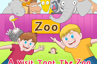 draw awesome children illustration for your books or project