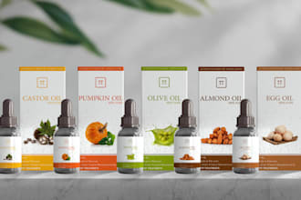 do product label design, supplement, cbd, skincare, drinks