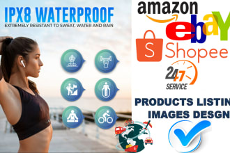 design product infographic to increase sales on amazon ebay