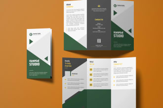 design trifold or bifold brochure for your business
