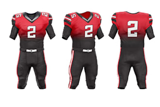 create american football uniform jersey designs