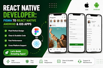 react native developer figma to react native android and ios apps