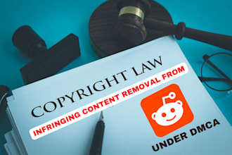 remove leaked and pirated content on reddit under dmca