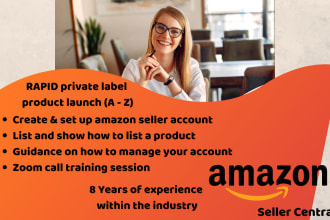 set up create amazon business seller account and launch fba private label