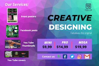 design a stunning poster