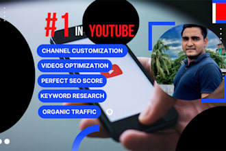 be your youtube SEO expert to rank your videos at the top