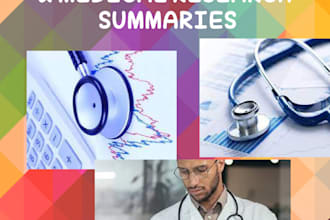do nursing, public health, and medical research summaries