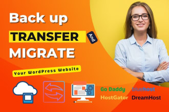back up, transfer, and migrate the wordpress website