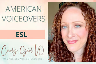 record an american english language learning or esl voice over