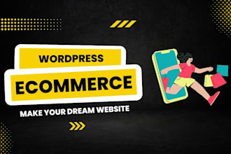 build ecommerce, online store, and wordpress ecommerce website for you