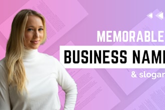 brainstorm unique and memorable business names