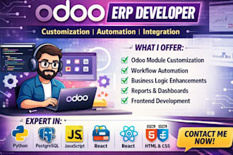 develop, customize, and deploy odoo erp modules