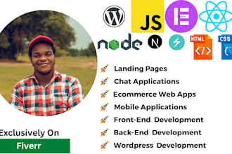be your wordpress, front end, back end, complete web developer