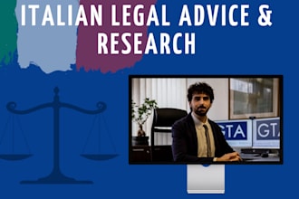 be your italian legal counsel and accountant