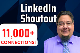 shoutout or shout out your linkedin post or article
