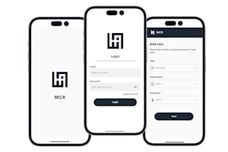 develop mobile app for android and ios using react native
