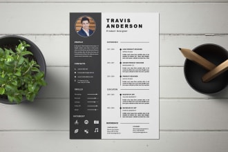 make professional CV, cover letter resume design using canva