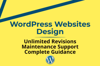 build top notch clean and modern wordpress website design