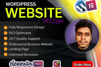 do responsive business wordpress website design, web design