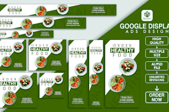 design amazing web banner ads or google display ads