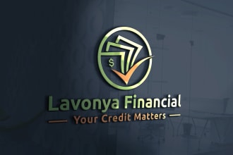 design consulting, finance, accounting, financial logo