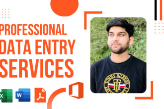 do data entry, web research, wordpress, copy paste, scraping