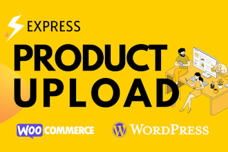 upload seo optimized woocommerce store products, manual product listing