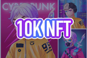 Hot Review!  create 10k nft art