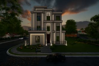 do exterior lighting design, facade or landscape lighting