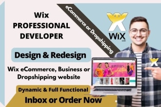design wix website redesign wix website wix ecommerce website wix dropshipping