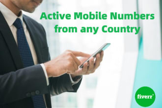 provide USA UK canada and other countrys mobile phone numbers