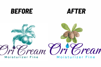 redraw logo design manual vector tracing icons design and convert to vector