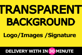 do make logo transparent background png in just 1hrs