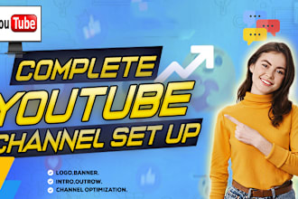 setup, manage brand youtube channel, and fix SEO