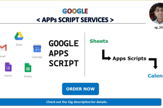 do automation in google app script