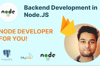 do backend on nodejs and postgresql