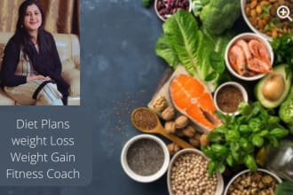 be your dietitian and I will make a customized diet plan, meal plan
