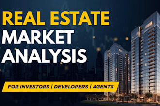 create real estate market research and investment insights report