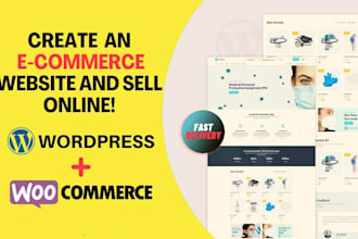 develop woocommerce website , online store , online shop using wordpress