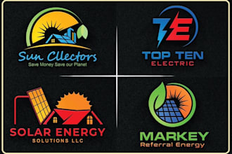 make a high quality solar energy logo designs