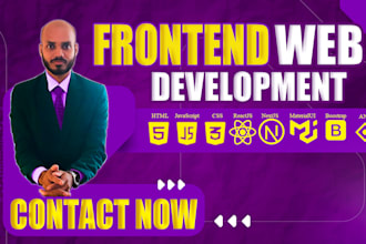 do frontend web development reactjs
