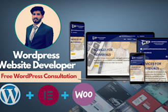 do website development, and web design with wordpress