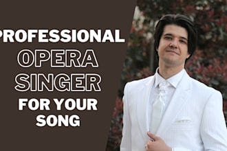 record the opera lead vocal on your song, opera singer