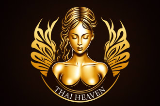 create gold and silver logo design