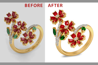 do professional quality jewelry retouching